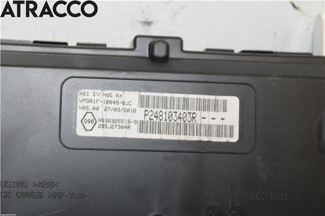 Instrumentpanel til Renault Kangoo 2021-->> (Type III) (248109084R|)