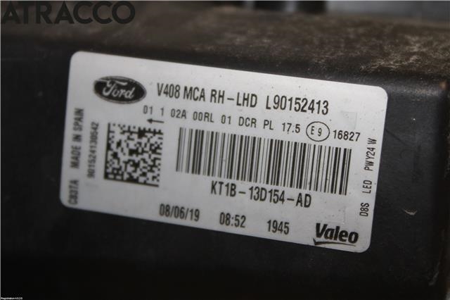 Frontlykt høyre halogen til Ford Transit Connect 2018-->> Type II, Fase 2  (KT1B13D154AD|)