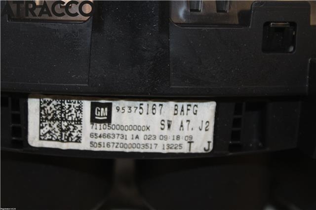 Instrumentpanel til Opel Mokka 2012-2016 (Type I, Fase 1)  (95375167|)