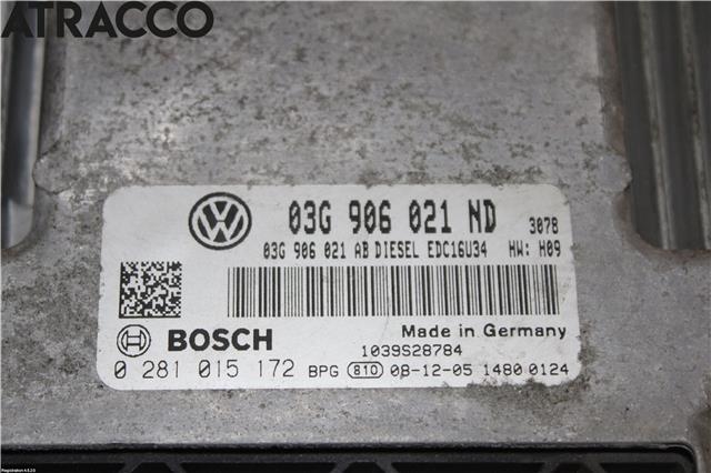 Styreenhet motor til VW Touran 2007-2010 (Type I, Fase 2)  (03G906021ND|)