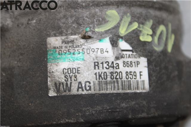 Aircondition kompressor til VW Touran 2007-2010 (Type I, Fase 2)  (1K0820859F|)