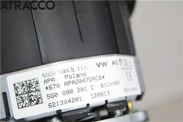 Airbag rattpute til VW Golf VII 2012-2017 (Fase 1)  (5G0880201C|)