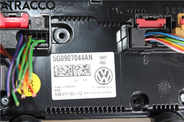 Varmeapparat betjening til VW Golf VII 2012-2017 (Fase 1)  (5G0907044BD|)