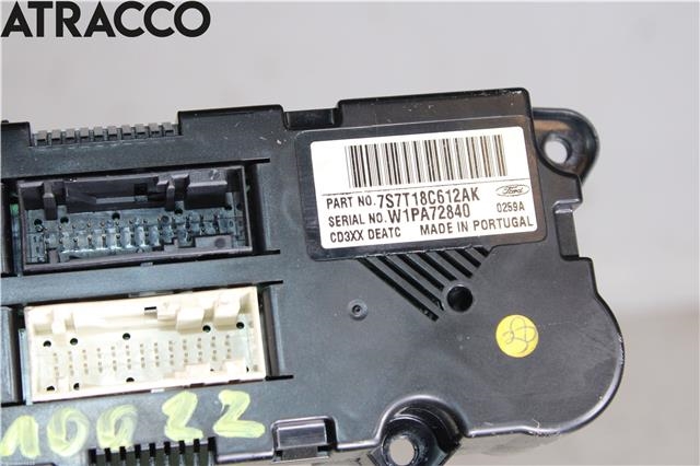 Varmeapparat betjening til Ford S-Max 2006-2010 (Type I, Fase 1)  (7S7T18C612AM|)