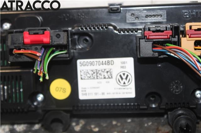 Varmeapparat betjening til VW Golf VII 2012-2017 (Fase 1)  (5G0907044BD|)