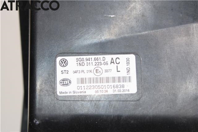 Tåkelykt høyre foran til VW Golf VII 2012-2017 (Fase 1)  (5G0941661D|)