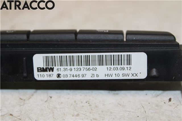 Bryter setevarme til BMW 3-Serie 2005-2011 (E90/E91/E92/E93) (E90/E91/E92/E93) (61319123756|)