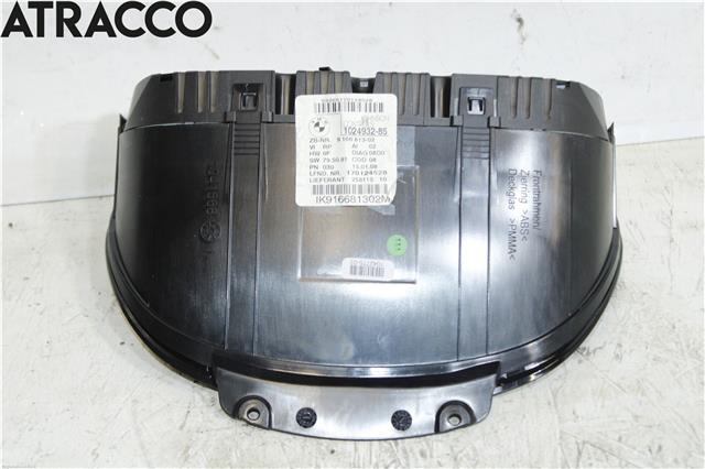Instrumentpanel til BMW 1-Serie 2004-2011 (E81/E82/E87/E88) (E81/E82/E87/E88) (62109283793|)