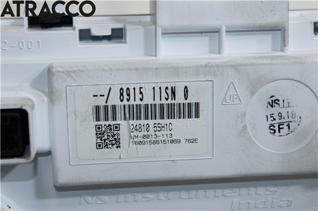 Instrumentpanel til Nissan Leaf 2018-->> (Type II)  (248105SH1C|)