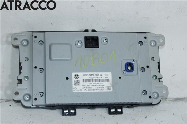 Multimedia display (MCU - Media Controller Unit) til VW Polo 2014-2017 (Type V, Fase 2)  (6C0919603B|)