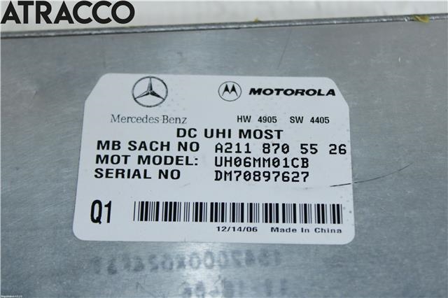 Styreenhet diverse til Mercedes GL 2006-2012 (X164) (X164) (A2118705526|)
