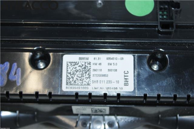 Varmeapparat betjening til Mini One/Cooper 2014-->> (F54-57) (F54-57) (61319354510|)