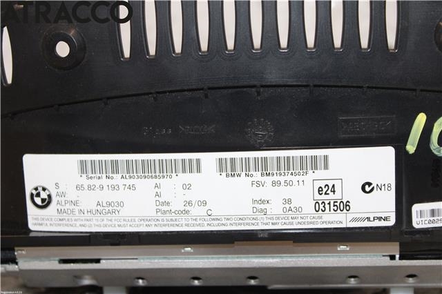 Instrument diverse til BMW 5-Serie 2003-2010 (E60/E61) (E60/E61) (65829193758|)