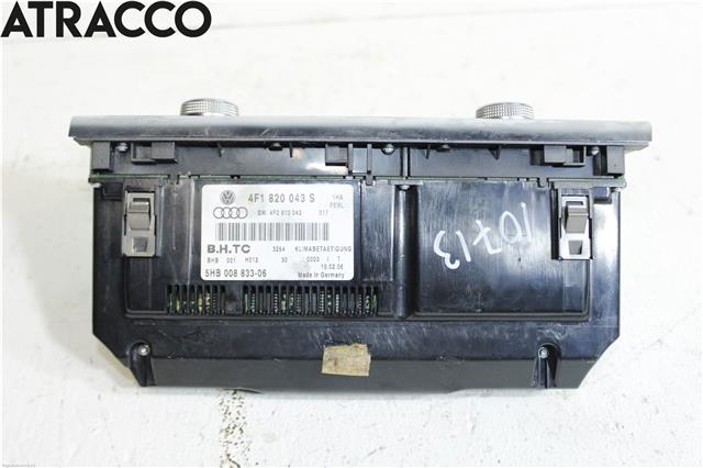 Varmeapparat betjening til Audi A6 2005-2008 (Type III, Fase 1) (C6) (C6) (4F1820043AJ|)