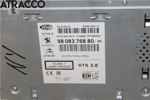 Bilstereo til Peugeot 508 2011-2014 (Type I, Fase 1)  (660420|)