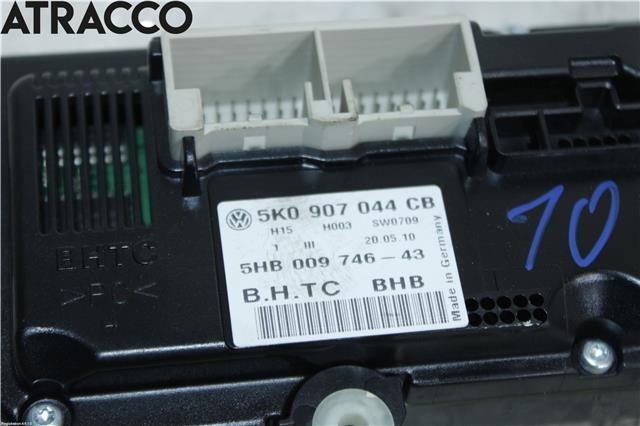 Varmeapparat betjening til VW Golf VI 2008-2012  (5K0907044CB|)