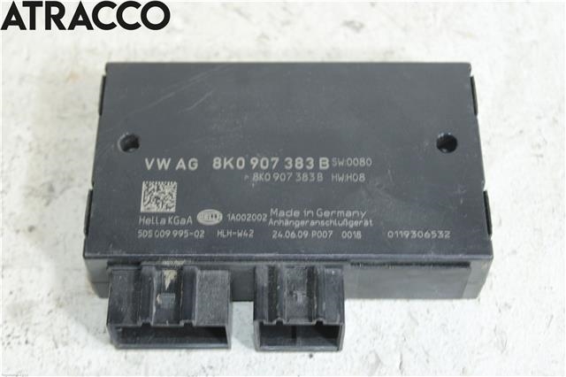Styreenhet hengerfeste til Audi A4, 2007-2014 (Type IV) (B8) (B8) (8K0907383E)