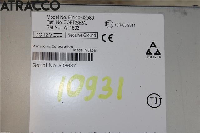 Antenne navigasjon til Toyota RAV4 2019-->> (Type V)  (8614042580|)