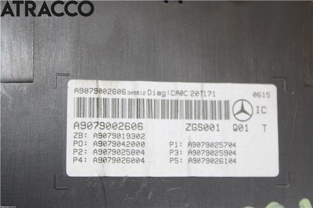 Instrumentpanel til Mercedes Sprinter 2018-->> (907/910) (907/910) (A9079002505|)