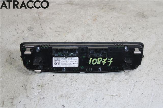 Varmeapparat betjening til Audi A3 2012-2016 (Type III, Fase 1)  (8V0820043D|)