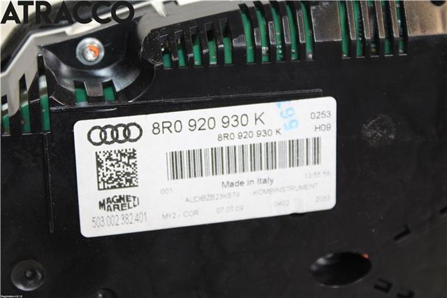 Instrumentpanel til Audi Q5 2008-2012 (Type I, Fase 1)  (8R0920930KX|)