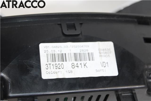 Instrumentpanel til Škoda Superb 2008-2015 (Type II)  (3T1920841K|)