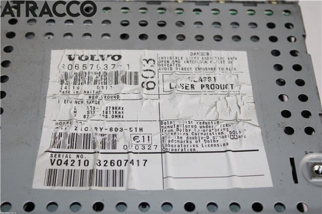 Bilstereo til Volvo V70 2000-2004 (Type II, Fase 1) (32607417|)