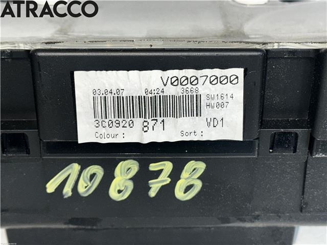 Instrumentpanel til VW Passat 2005-2010 (B6) (B6) (3C0920871|)