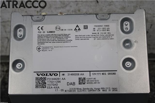 Bilstereo til Volvo XC90 2015-2025 (Type II)  (36010346|)