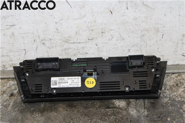 Varmeapparat betjening til Audi A6 2011-2014 (Type IV, Fase 1) (C7) (C7) (4G0820043AC|)