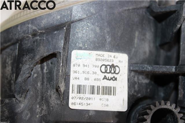 Tåkelykt høyre foran til Audi A4 2007-2014 (Type IV) (B8) (B8) (8T0941700|)