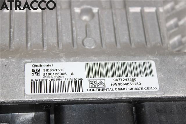 Styreenhet motor til Peugeot 508 2011-2014 (Type I, Fase 1)  (9677243580|)