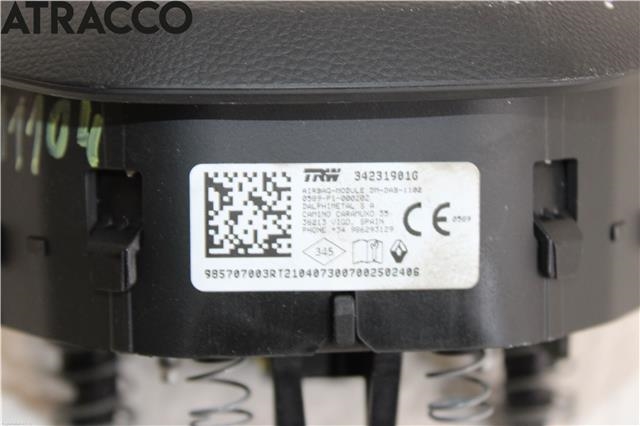 Airbag rattpute til Renault Captur 2020-->> (Type II)  (985707003R|)