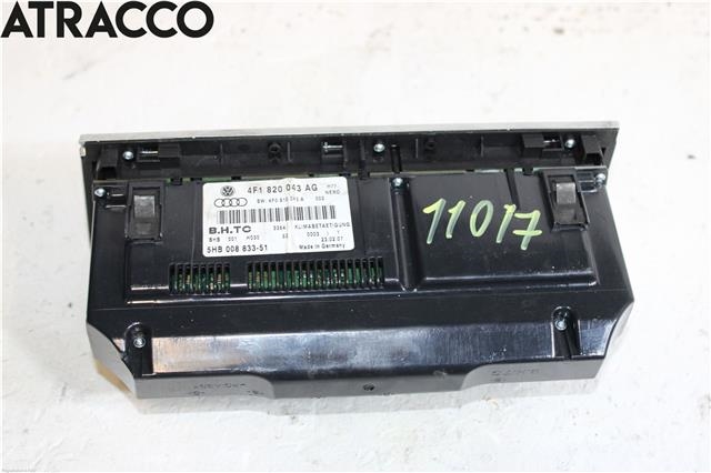 Varmeapparat betjening til Audi A6 2005-2008 (Type III, Fase 1) (C6) (C6) (4F1820043AG|)