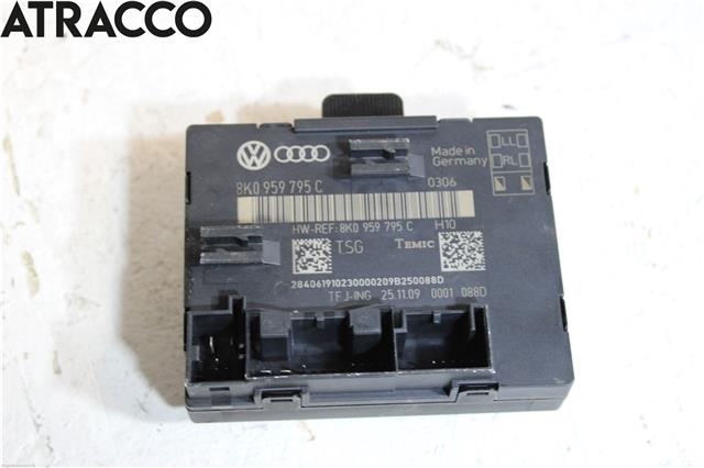 Styreenhet dør venstre foran til Audi A4 2007-2014 (Type IV) (B8) (B8) (8K0959795C|)