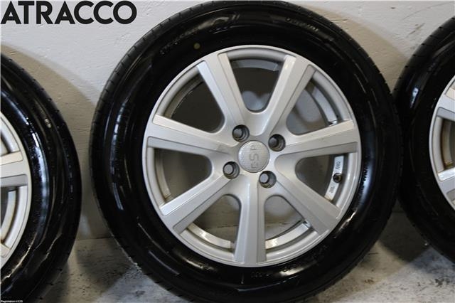 Hjulsett aluminium sommer til Toyota Yaris 2014-2020 (Type III, Fase 2) (NO|)
