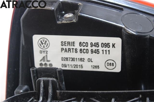 Baklykt venstre til VW Polo 2014-2017 (Type V, Fase 2) (6C0945095K|)