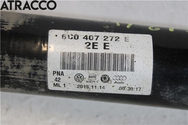 Drivaksel høyre foran til VW Polo 2014-2017 (Type V, Fase 2)  (6C0407272E|)