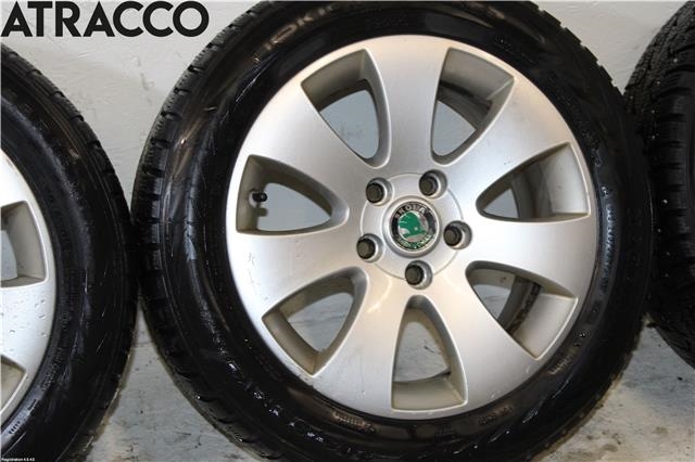 Hjulsett aluminium vinter til Škoda Superb 2008-2015 (Type II)  (NO|)