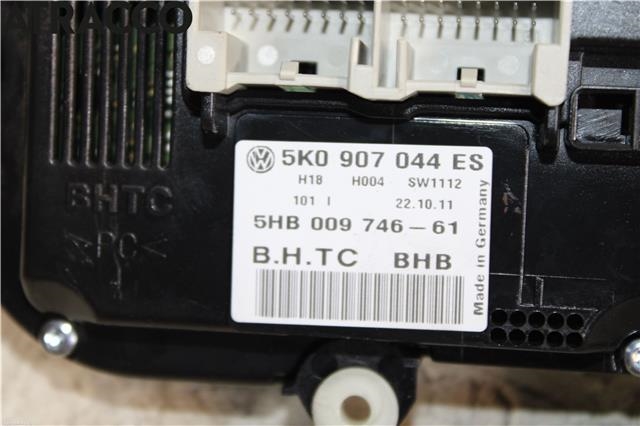 Varmeapparat betjening til VW Golf VI 2008-2012  (5K0907044ES|)