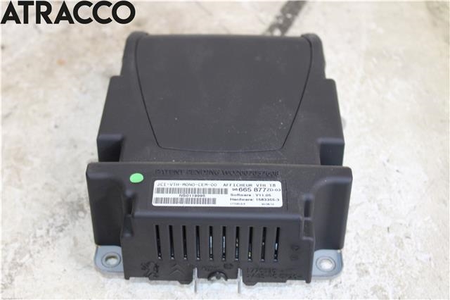 Instrument diverse til Peugeot 5008, 2010-2017 (Type I)  (96665877ZD)