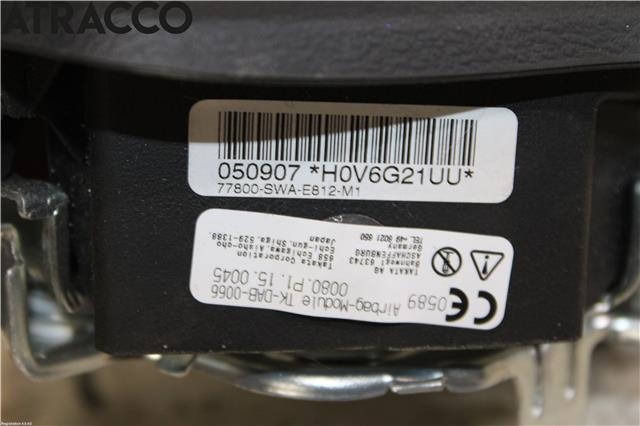 Airbag rattpute til Honda CR-V 2007-2012 (Type III) (77800SWAE812M1|)