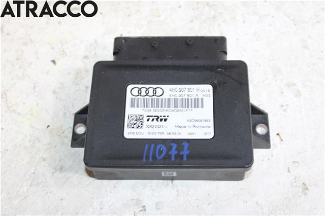 Styreenhet elektrisk parkbrems (EPB - Electric Parking Brake) til Audi A6, Allroad, 2012-2014 (Type III, Fase 1) (C7) (C7) (4H0907801H)