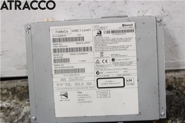 Bilstereo til Land Rover Range Rover, Evoque 2011-2019 (Type I)  (LR043521|)