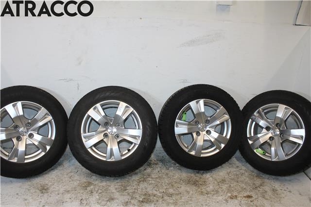 Hjulsett aluminium vinter til Peugeot 2008, 2013-2019 (Type I)  (NO)