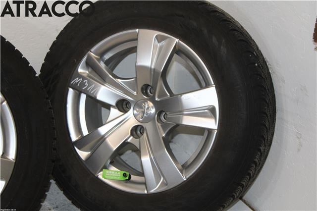 Hjulsett aluminium vinter til Peugeot 2008 2013-2019 (Type I)  (NO|)