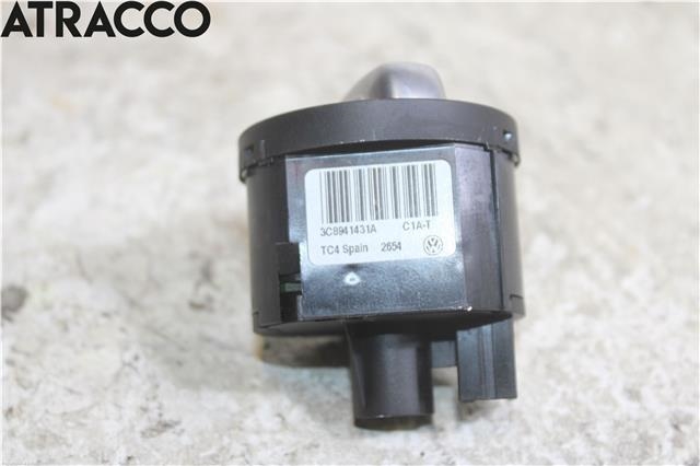 Bryter lys til VW Touran 2010-2015 (Type I, Fase 3)  (3C8941431A|)