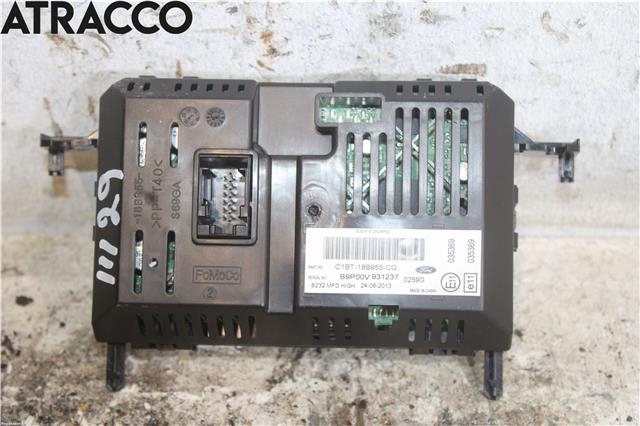 Instrument kjørecomputer til Ford Fiesta 2013-2017 (Type VI, Fase 2)  (C1BT18B955CJ|)