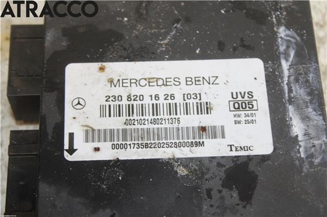 Styreenhet diverse til Mercedes SL 2002-2011 (R230) (R230) (A2308201626|)
