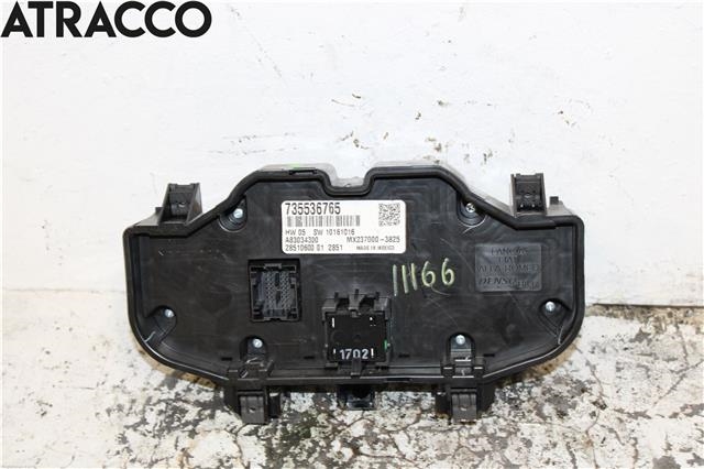 Varmeapparat betjening til Fiat Panda 2013-->> (Type III)  (735536765|)
